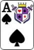Ace of Spades floating decoration